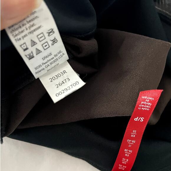 Spanx Croc embossed shine leggings S Brown - Picture 8 of 9